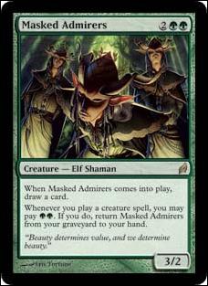 Magic the Gathering: Lorwyn (Base Set) card 230 Masked Admirers
