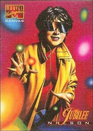 1995 Marvel Masterpieces (Canvas Subset) card 12 Jubilee