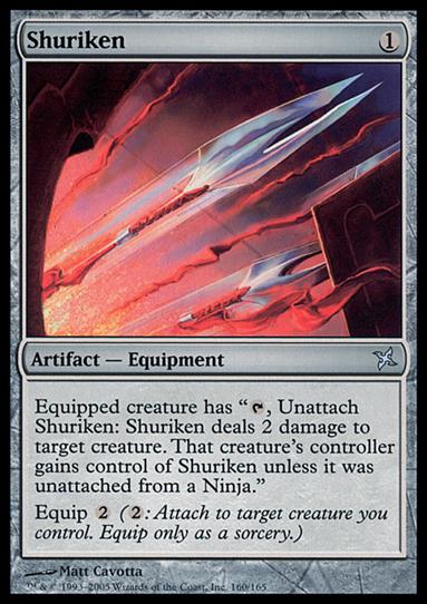 Magic the Gathering: Betrayers of Kamigawa (Base Set) card 160 Shuriken