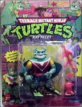 Teenage Mutant Ninja Turtles (1988) figure 33 Ray Fillet (with Color ...