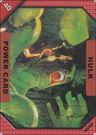 Marvel ReCharge: Inaugural Edition (Base Set) card 100 Hulk Power Card