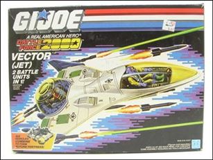 G.I. Joe: A Real American Hero (Battle Force 2000) Vehicles figure 3 Vector (Jet)