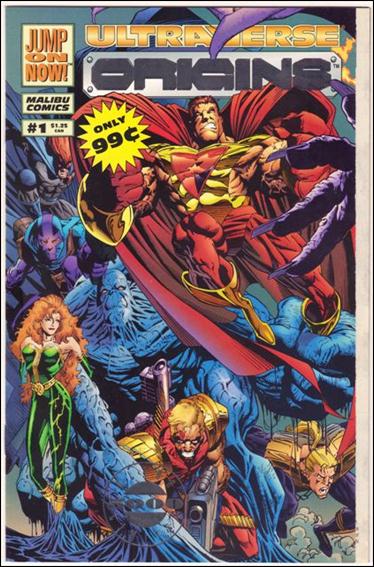 Ultraverse Origins issue 1-B Ultra Limited Silver Foil Gatefold Cover 1/5000