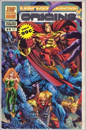 Ultraverse Origins issue 1-B Ultra Limited Silver Foil Gatefold Cover 1/5000