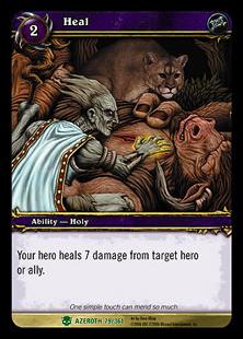 World of Warcraft: Heroes of Azeroth (Base Set) card 79 Heal