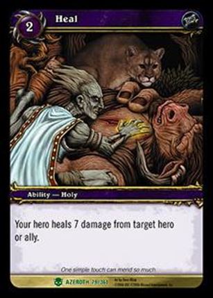 World of Warcraft: Heroes of Azeroth (Base Set) card 79 Heal