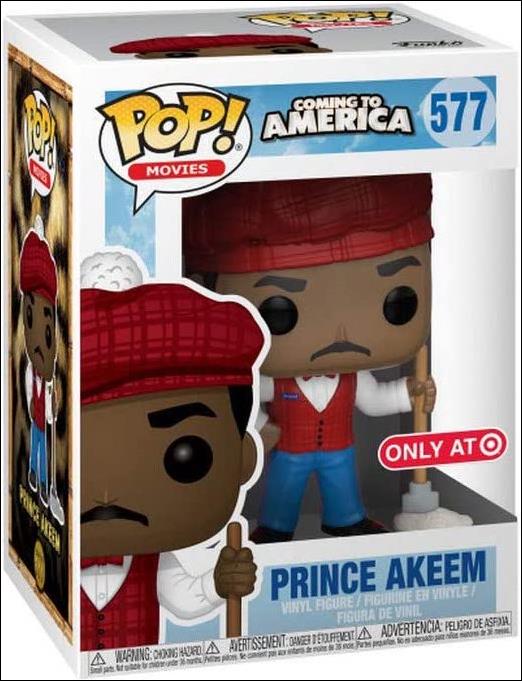POP! Movies figure 577 Prince Akeem Target Exclusive