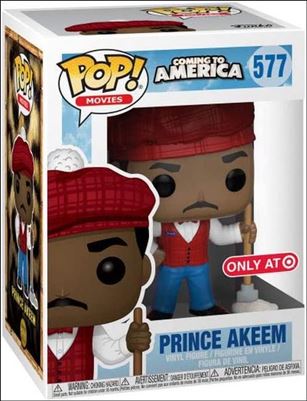 POP! Movies figure 577 Prince Akeem Target Exclusive