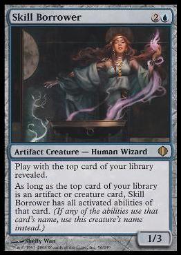 Magic the Gathering: Shards of Alara (Base Set) card 56 Skill Borrower