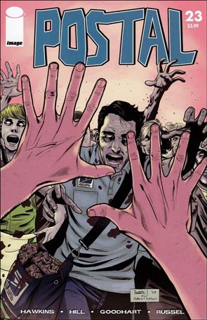 Postal issue 23-B Isaac Goodhart Walking Dead Tribute Cover