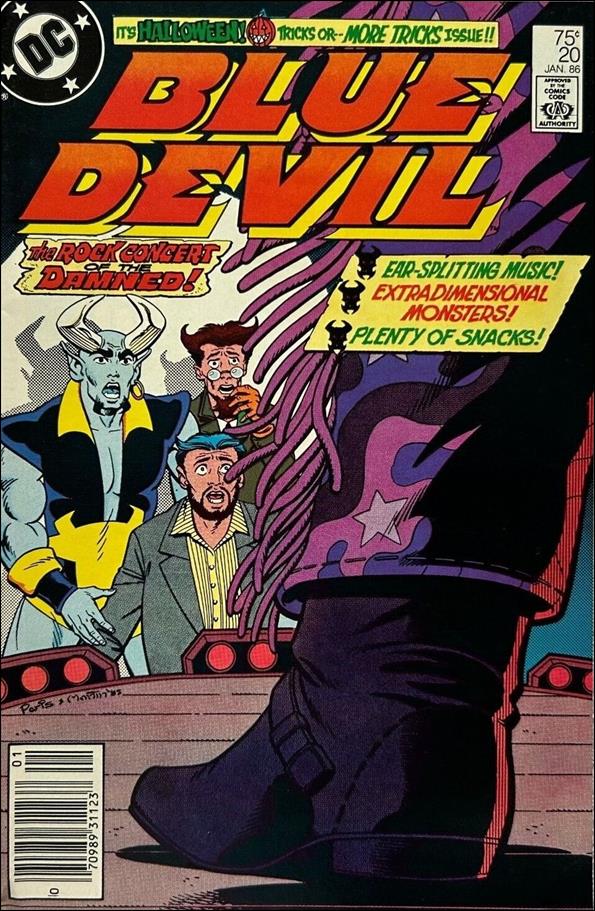 Blue Devil issue 20-B Newsstand Cover