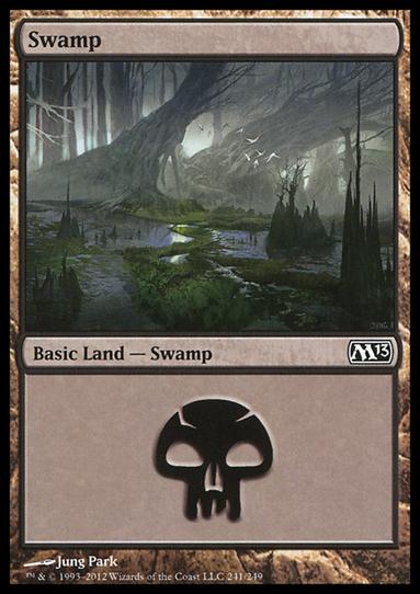 Magic the Gathering: 2013 Core Set (Base Set) card 241 Swamp