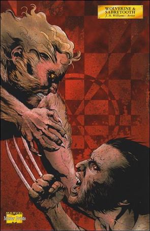 Marvel Master Prints: Series 2 (Base Set) card nn 6 Wolverine & Sabretooth