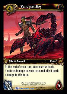 World of Warcraft: Through the Dark Portal (Base Set) card 41 Venomstrike