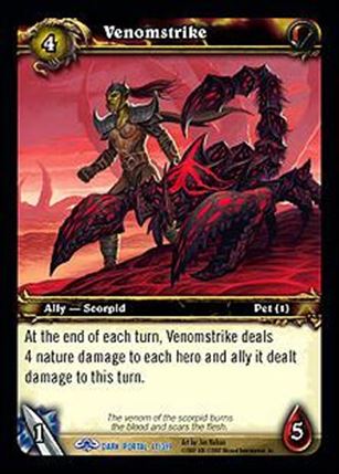 World of Warcraft: Through the Dark Portal (Base Set) card 41 Venomstrike