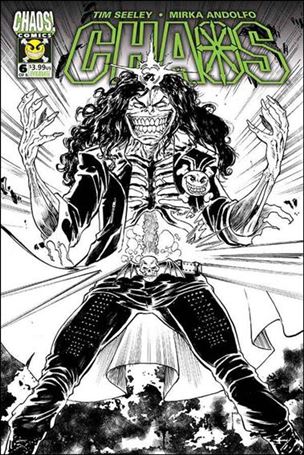 Chaos issue 6-G Tim Seeley 1:50 Black and White Cover