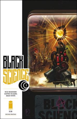 Black Science issue 3-B 2nd Print Cover