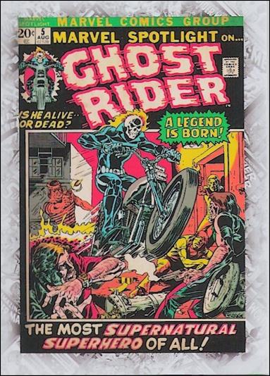 Marvel Beginnings: Series 2 (Breakthrough Issues Comic Cover Subset) card B-63 Marvel Spotlight #5: Ghost Rider