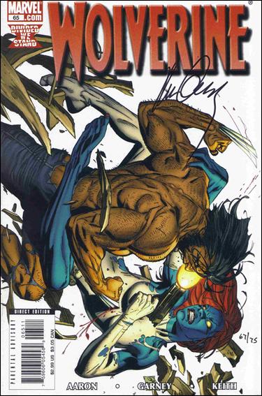Wolverine (2003)  issue 65-B DF (Signed by Ron Garney) 1/75