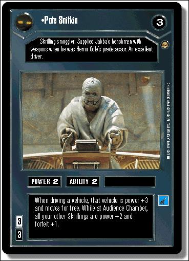 Star Wars: Jabba's Palace Limited (Base Set) card 27 Pote Snitkin