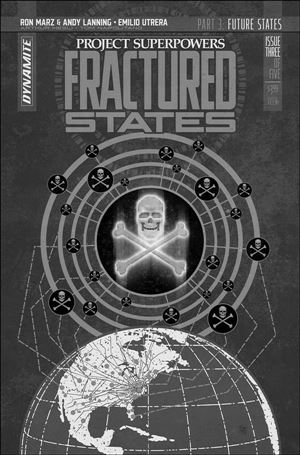 Project Superpowers: Fractured States issue 3-G Rus Wooton 1:10 Black & White Cover