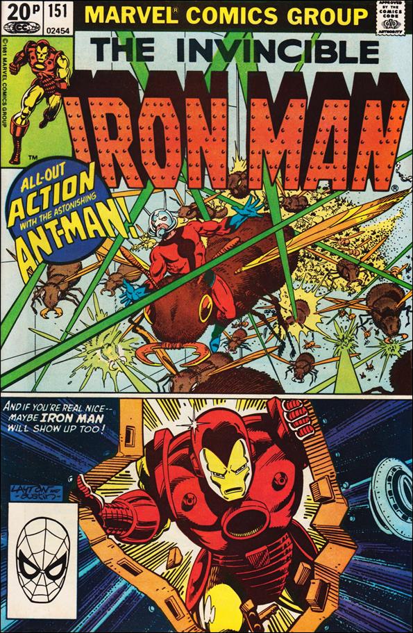 Iron Man (1968) issue 151-B UK Price Cover