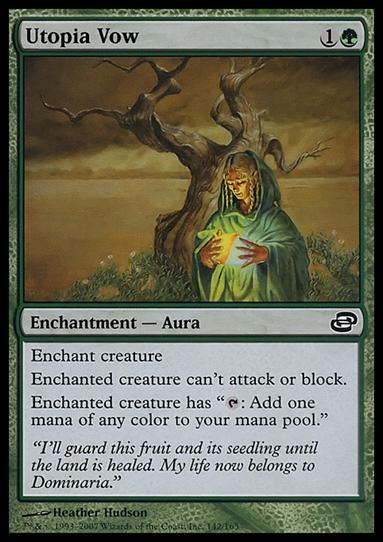 Magic the Gathering: Planar Chaos (Base Set) card 142 Utopia Vow