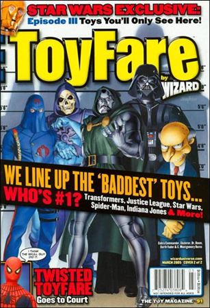 Toyfare: The Toy Magazine issue 91-B Bad Guys Cover