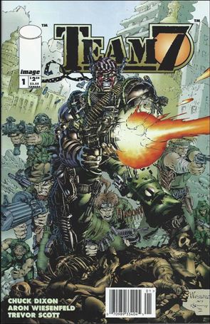 Team 7 (1994) issue 1-C Aron Wiesenfeld Newsstand Cover