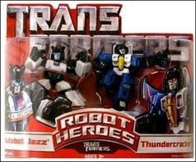 Transformers: Robot Heroes figure 6 Autobot Jazz & Thundercracker