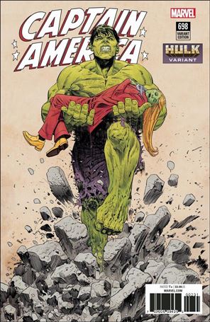 Captain America (1968) issue 698-B Bilquis Evely Hulk Cover