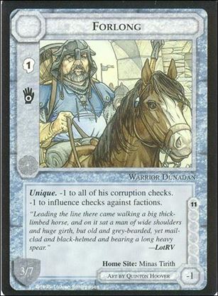 Middle-Earth: The Wizards (Base Set) card 167 Forlong