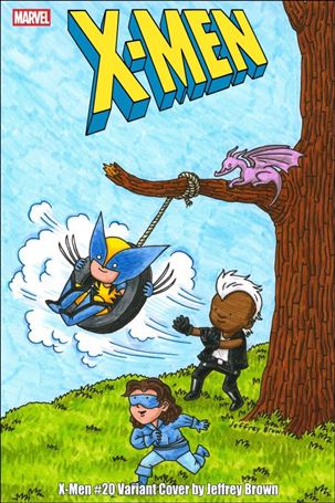 X-Men (2024) issue 20-B Jeffrey Brown Cover