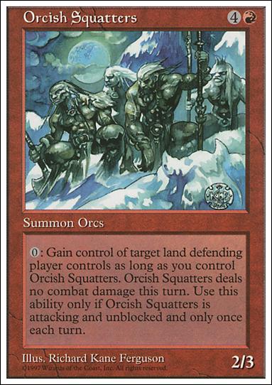Magic the Gathering: 5th Edition (Base Set) card 259 Orcish Squatters
