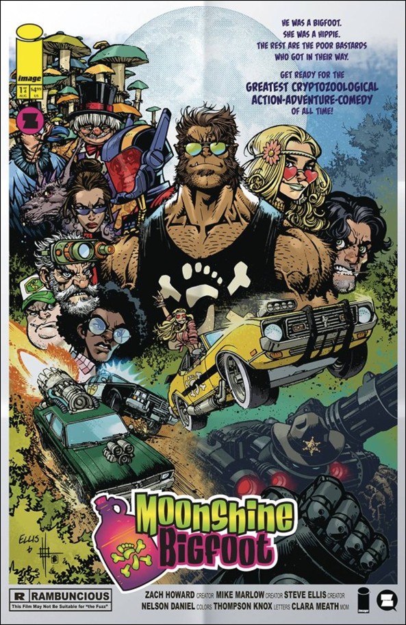 Moonshine Bigfoot issue 1-B Steve Ellis 1:10 Cover