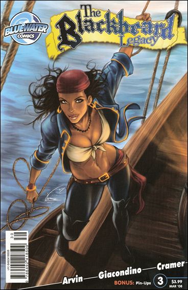 Blackbeard Legacy (2008) issue 3 Vinnie Tartamella Cover
