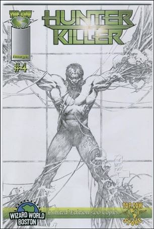 Hunter-Killer issue 4-B Wizard World Boston / Top Cow Store Sketch Cover