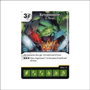 DC Comics Dice Masters World's Finest card 120 Kryptonite: K-Metal