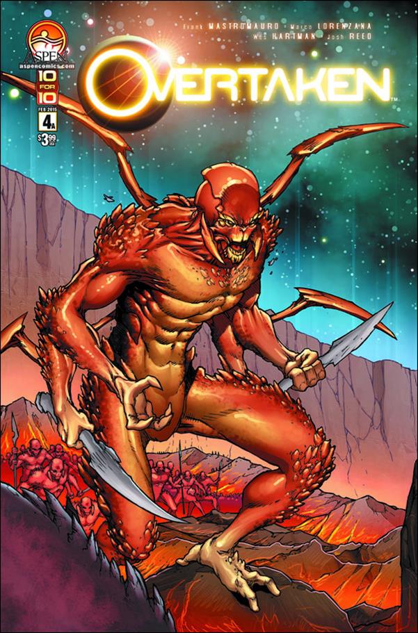 Overtaken issue 4 Far Left "Red Alien" Cover