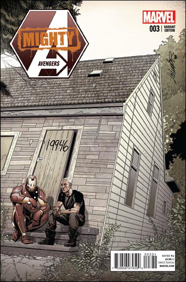 Mighty Avengers (2013) issue 3-C Salvador Larroca 1:Store Eminem Cover