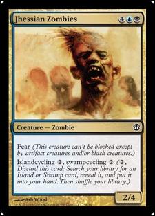 Magic the Gathering: Duel Decks: Ajani vs. Nicol Bolas card 56 Jhessian Zombies