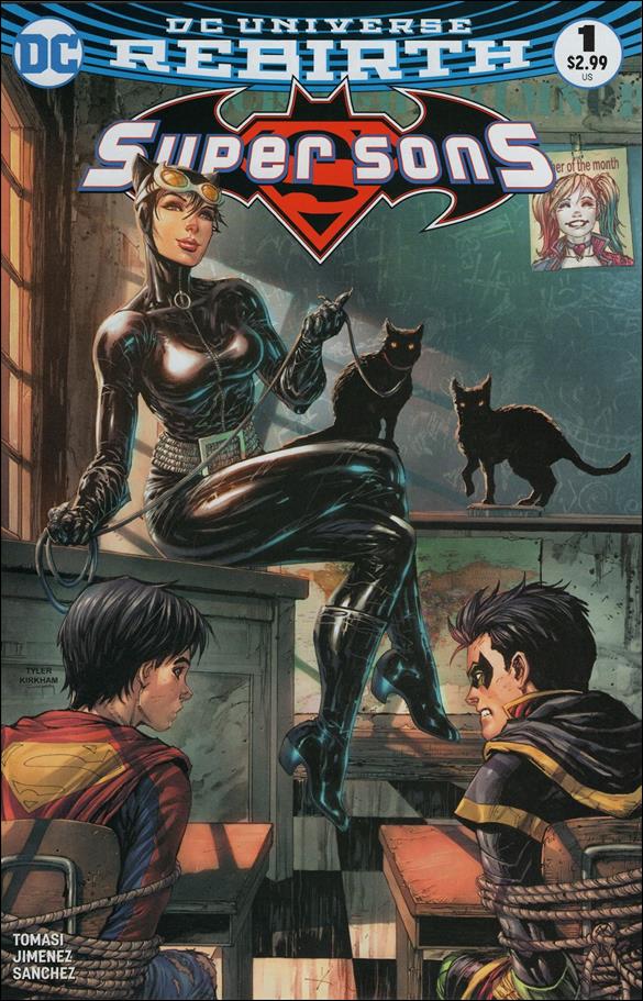 Super Sons issue 1-D Tyler Kirkham Unknown Comics Catwoman Cover 1/3000