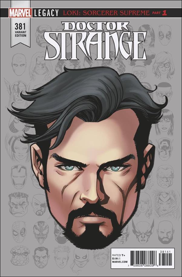 Doctor Strange (1968) issue 381-D Mike McKone 1:10 Headshot Cover