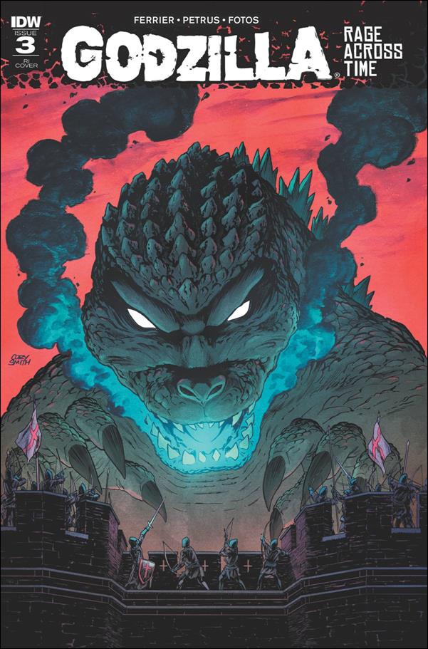Godzilla: Rage Across Time issue 3-C James Biggie 1:10 Cover