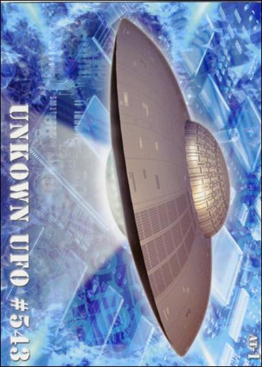 Conspiracy Files of Dean Haglund (Alien Tech Subset) card AT-1 Unkown UFO #543