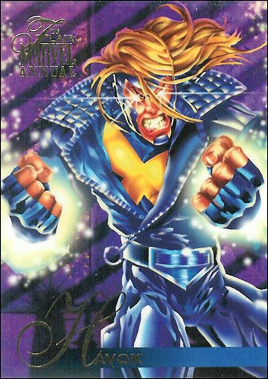 Marvel Annual Flair '95 (Base Set) card 28 Havok