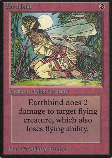 Magic the Gathering: Limited Edition Alpha (Base Set) card 145 Earthbind