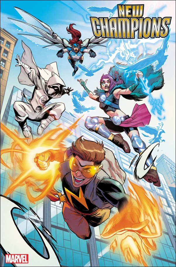 New Champions issue 1-Q Ivan Fiorelli Cover (Second Printing)