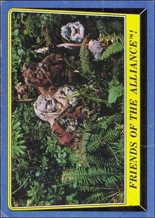 Star Wars: Return of the Jedi: Series 2 (Base Set) card 162 Friends of the Alliance!