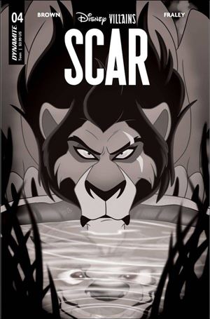 Disney Villains: Scar issue 4-G Trish Forstner 1:10 B&W Cover